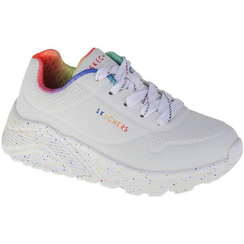 Παπούτσια Κορίτσι Χαμηλά Sneakers Skechers Uno Lite Rainbow Speckle Άσπρο