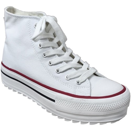 Παπούτσια Γυναίκα Ψηλά Sneakers Victoria 1061121 Άσπρο