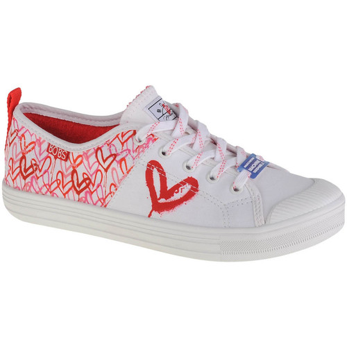 Παπούτσια Γυναίκα Χαμηλά Sneakers Skechers Bobs B Cool-All Corazon Άσπρο