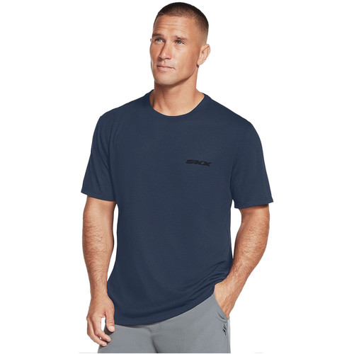 Υφασμάτινα Άνδρας T-shirt με κοντά μανίκια Skechers Dri-Release SKX Tee Μπλέ