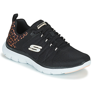 Παπούτσια Γυναίκα Χαμηλά Sneakers Skechers FLEX APPEAL 4.0 Black / Leopard
