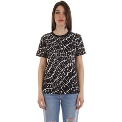 Υφασμάτινα Γυναίκα T-shirt με κοντά μανίκια Moschino 1928-9004 Black