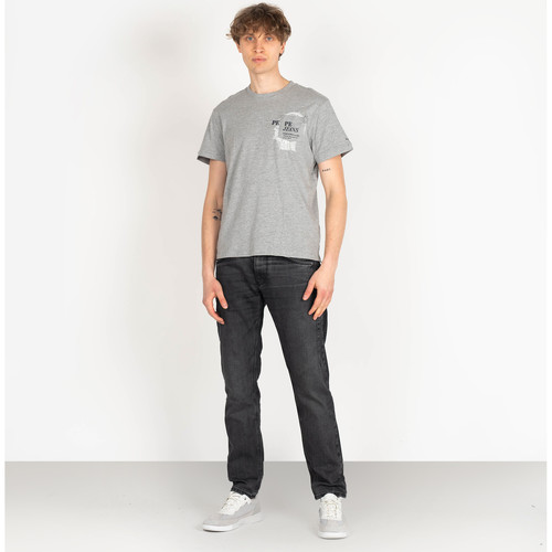 Υφασμάτινα Άνδρας T-shirt με κοντά μανίκια Pepe jeans PM508023 | Sergio Grey