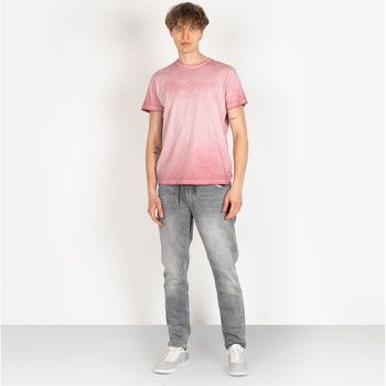 Υφασμάτινα Άνδρας T-shirt με κοντά μανίκια Pepe jeans PM504032 | West Sir Ροζ