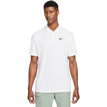 Υφασμάτινα Άνδρας Αμάνικα / T-shirts χωρίς μανίκια Nike Dri-Fit Tennis Polo Άσπρο
