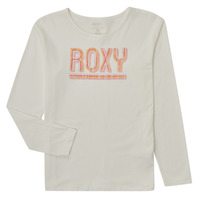 Υφασμάτινα Κορίτσι Μπλουζάκια με μακριά μανίκια Roxy THE ONE A Άσπρο