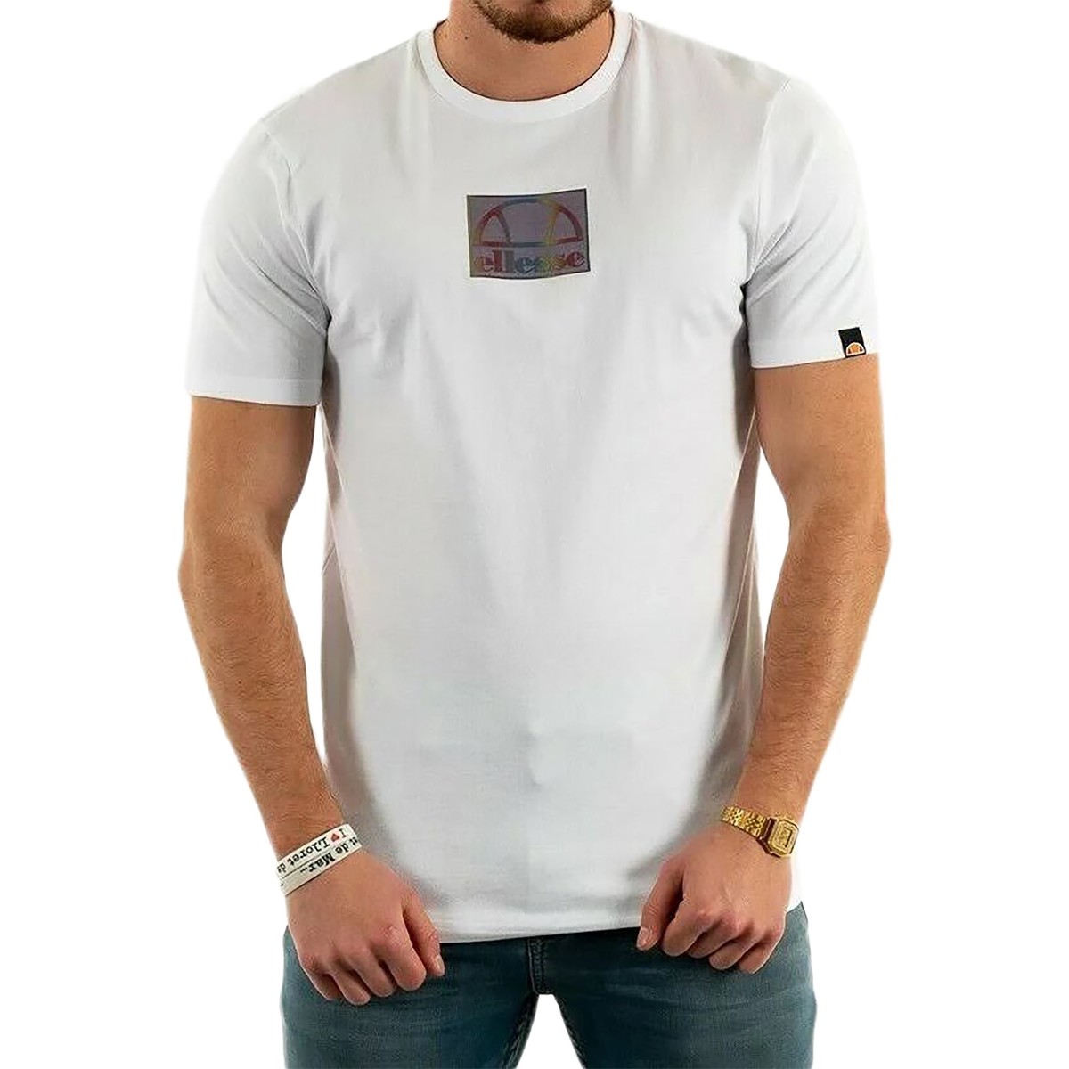 T-shirt με κοντά μανίκια Ellesse 183747 Συνθετικό