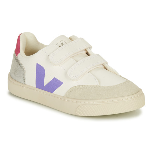 Παπούτσια Παιδί Χαμηλά Sneakers Veja SMALL V-12 Άσπρο / Parme