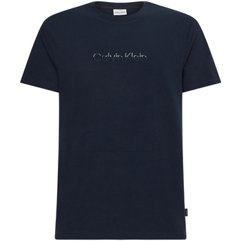 Υφασμάτινα Άνδρας T-shirt με κοντά μανίκια Calvin Klein Jeans K10K108834 Μπλέ
