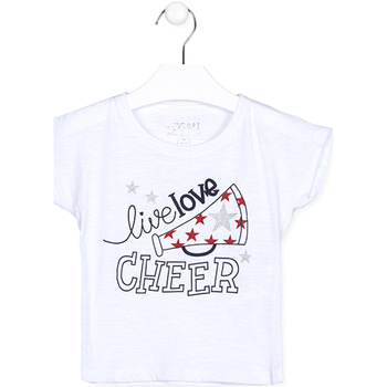 Υφασμάτινα Παιδί T-shirts & Μπλούζες Losan 216-1007AL Άσπρο