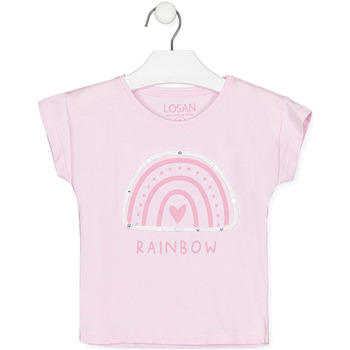 Υφασμάτινα Παιδί T-shirts & Μπλούζες Losan 216-1201AL Ροζ