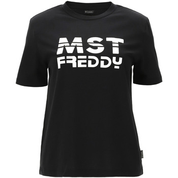 Υφασμάτινα Γυναίκα T-shirts & Μπλούζες Freddy S2WMAT1 Black