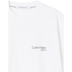 Υφασμάτινα Γυναίκα T-shirt με κοντά μανίκια Calvin Klein Jeans J20J218802 Άσπρο