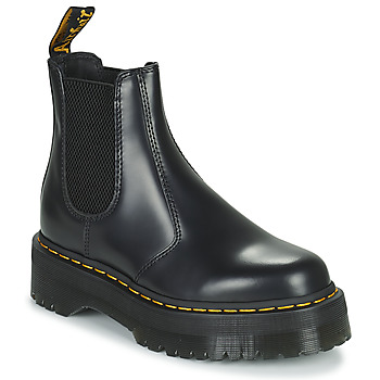 Παπούτσια Μπότες Dr. Martens 2976 Quad Polished Smooth Black