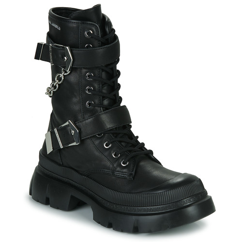 Παπούτσια Γυναίκα Μπότες Karl Lagerfeld TREKKA MAX Hi Buckle Boot Black
