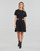 Υφασμάτινα Γυναίκα Κοντά Φορέματα Karl Lagerfeld JERSEY DRESS W/LOGO WAIST Black