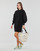 Υφασμάτινα Γυναίκα Κοντά Φορέματα Karl Lagerfeld FABRIC MIX SWEATDRESS Black