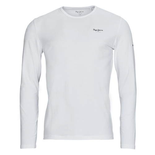 Υφασμάτινα Άνδρας T-shirt με κοντά μανίκια Pepe jeans ORIGINAL BASIC 2 LONG Άσπρο