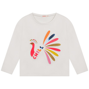 Υφασμάτινα Κορίτσι Μπλουζάκια με μακριά μανίκια Billieblush U15A38-121 Άσπρο