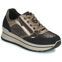 Παπούτσια Γυναίκα Χαμηλά Sneakers IgI&CO DONNA ANISIA Black / Gold