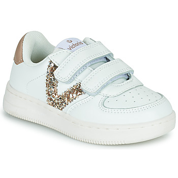 Παπούτσια Κορίτσι Χαμηλά Sneakers Victoria TIEMPO EFECTO PIEL & FAN Gold