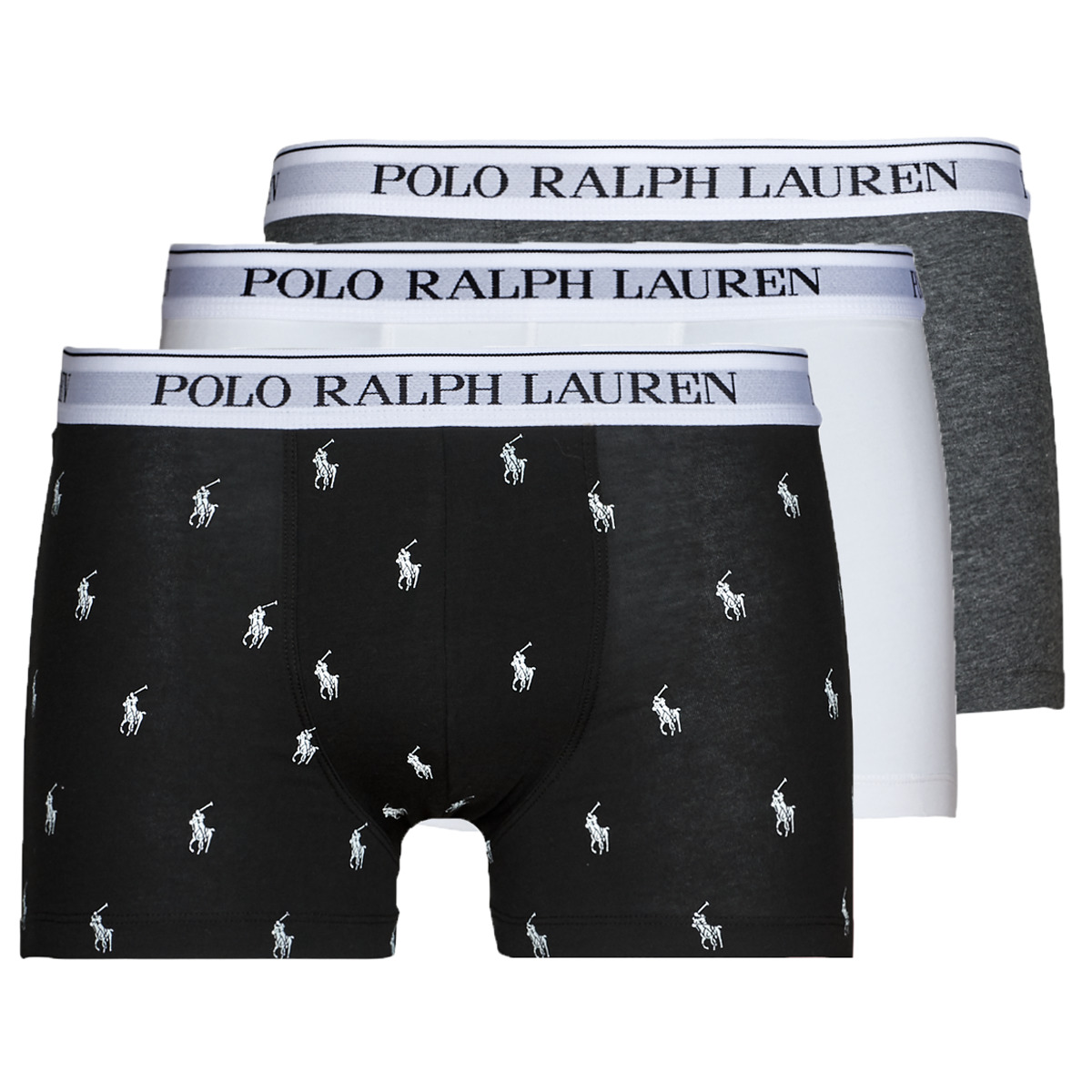 Εσώρουχα Άνδρας Boxer Polo Ralph Lauren CLASSIC TRUNK X3 Black / Grey / Άσπρο