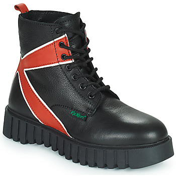 Παπούτσια Γυναίκα Μπότες Kickers KICK FABULOUS Black / Red