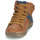 Παπούτσια Αγόρι Ψηλά Sneakers Kickers LOWELL Camel / Μπλέ