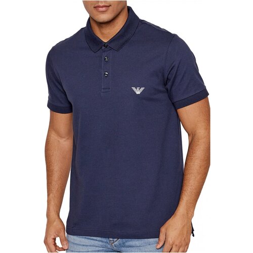 Υφασμάτινα Άνδρας T-shirts & Μπλούζες Emporio Armani 211804 2R461 Μπλέ