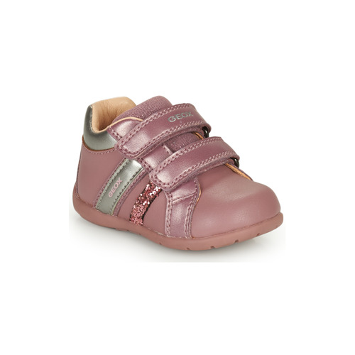 Παπούτσια Κορίτσι Χαμηλά Sneakers Geox B ELTHAN GIRL Ροζ / Silver