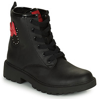 Παπούτσια Κορίτσι Μπότες Geox J CASEY GIRL C Black / Red