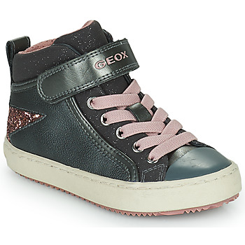Παπούτσια Κορίτσι Ψηλά Sneakers Geox J KALISPERA GIRL M Grey / Ροζ