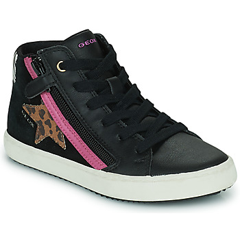 Παπούτσια Κορίτσι Ψηλά Sneakers Geox J KALISPERA GIRL A Black / Fushia