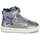 Παπούτσια Κορίτσι Ψηλά Sneakers Geox J SKYLIN GIRL A Silver / Violet