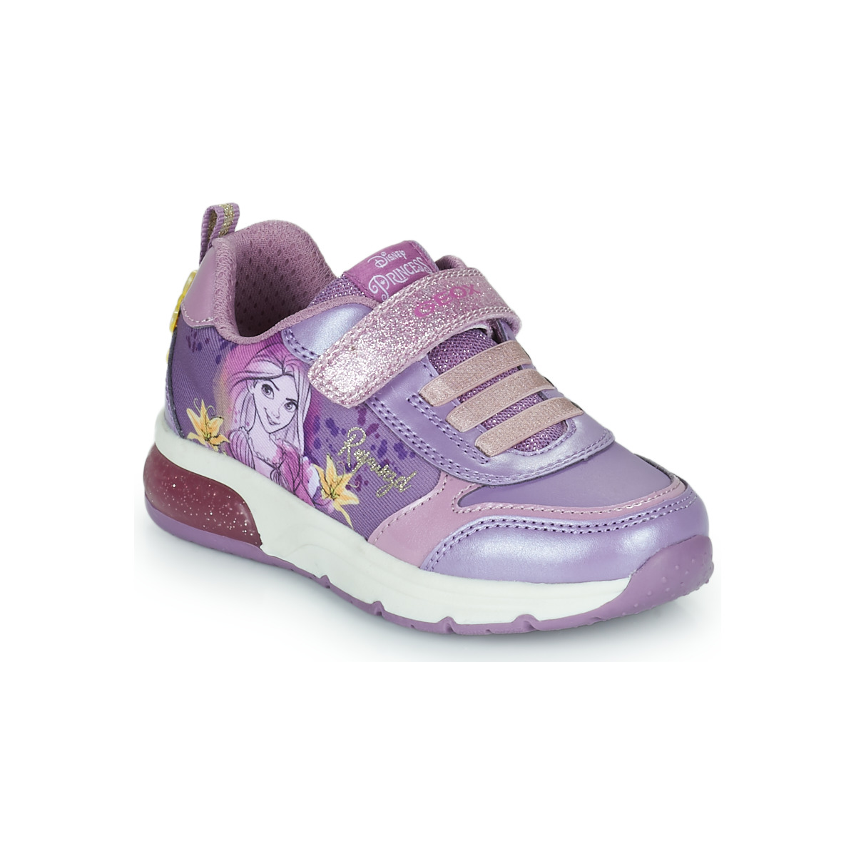 Παπούτσια Κορίτσι Χαμηλά Sneakers Geox J SPACECLUB GIRL E Violet