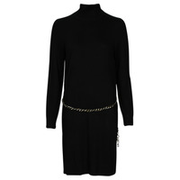 Υφασμάτινα Γυναίκα Κοντά Φορέματα MICHAEL Michael Kors TRTLNK MK CHRM BLT MINI Black