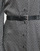 Υφασμάτινα Γυναίκα Μακριά Φορέματα MICHAEL Michael Kors MK LOGO TIE MIDI DRS Black / Beige