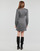 Υφασμάτινα Γυναίκα Κοντά Φορέματα MICHAEL Michael Kors MK LOGO TIE HT MINI DRESS Black / Beige