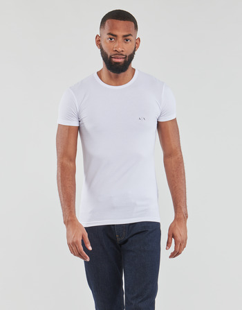 Υφασμάτινα Άνδρας T-shirt με κοντά μανίκια Armani Exchange 956005-CC282 Black / Άσπρο