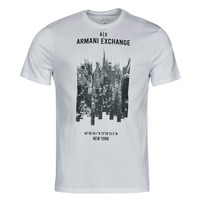 Υφασμάτινα Άνδρας T-shirt με κοντά μανίκια Armani Exchange 6LZTFG-ZJBVZ Άσπρο