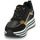 Παπούτσια Γυναίκα Χαμηλά Sneakers Geox D KENCY B Black / Gold