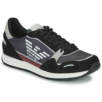Παπούτσια Άνδρας Χαμηλά Sneakers Emporio Armani ANIMA Black / Grey