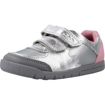 Παπούτσια Κορίτσι Χαμηλά Sneakers Clarks REX QUEST T Silver