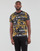 Υφασμάτινα Άνδρας T-shirt με κοντά μανίκια Versace Jeans Couture 73GAH6S0-G89 Black / Άσπρο / Yellow