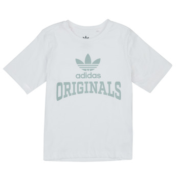 Υφασμάτινα Κορίτσι T-shirt με κοντά μανίκια adidas Originals HL6871 Άσπρο