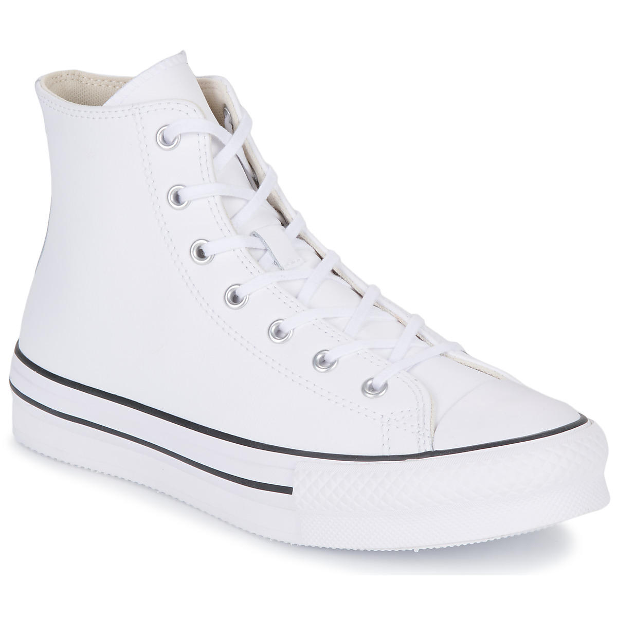 Παπούτσια Κορίτσι Ψηλά Sneakers Converse Chuck Taylor All Star Eva Lift Leather Foundation Hi Άσπρο
