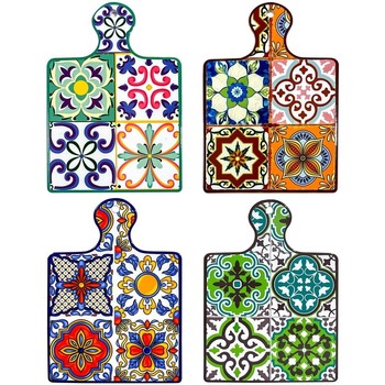Σπίτι Αγαλματίδια και  Signes Grimalt Υδραυλική Σανίδα Κοπής 4 Μονάδες Multicolour