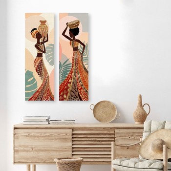 Signes Grimalt Αφρικανική Γυναίκα Ζωγραφική 2 Μονάδες Black