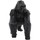 Σπίτι Αγαλματίδια και  Signes Grimalt Εικόνα Gorilla Με Τα Πόδια. Black