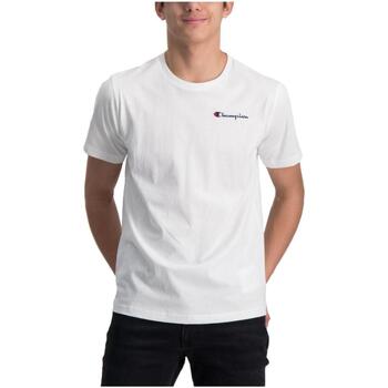 Υφασμάτινα Αγόρι T-shirt με κοντά μανίκια Champion  Άσπρο